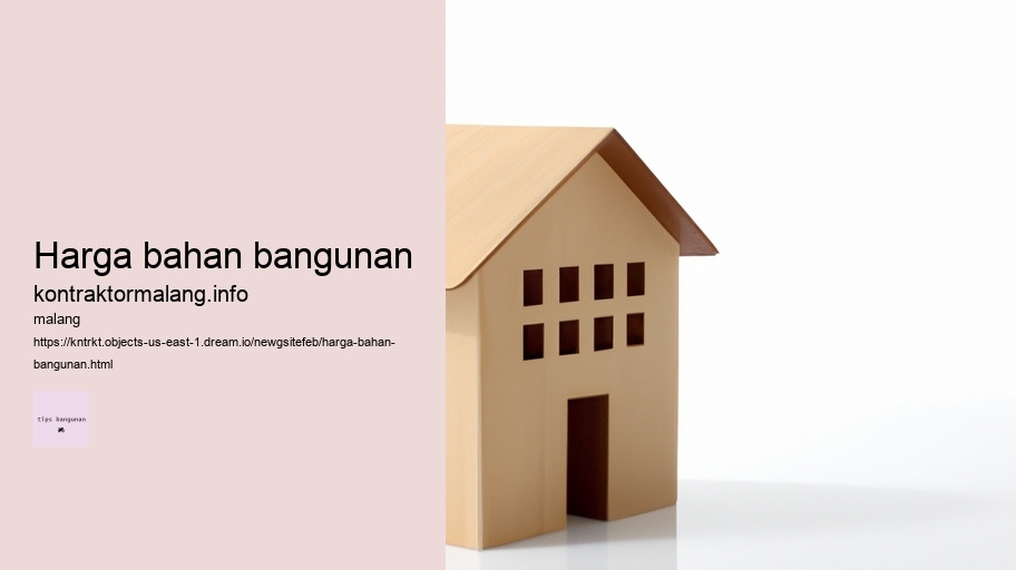 harga bahan bangunan